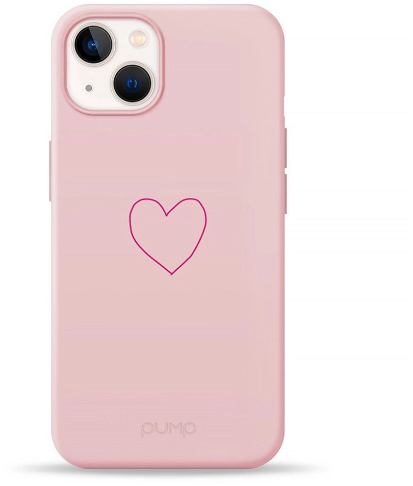 

Pump Silicone Minimalistic Case Krivoe Heart (PMSLMN13-6/312) for iPhone 13