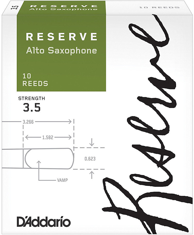 

Трости для альт саксофона D`ADDARIO DJR1035 Reserve - Alto Sax #3.5 - 10 Box