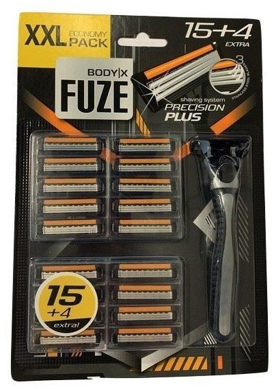 

Body-X Fuze Станок для бритья 15 + 4 запаска (KSM15749)