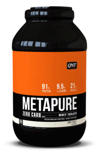 

Qnt Metapure Zero Carb Isolate 2000 g /66 servings/ Strawberry