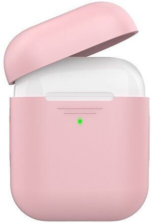 

Чехол для наушников AhaStyle Silicone Duo Case Pink (AHA-02020-PNK) for Apple AirPods 2 2019