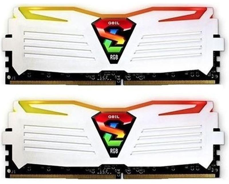 

Geil DDR4 2x8Gb 3200MHz Super Luce White RGb Led (GLWC416Gb3200C16ADC)