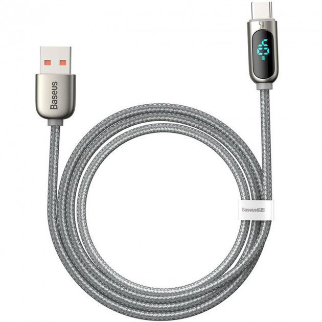 

Baseus Usb Cable to USB-C Display Fast Charging 1m Silver (CATSK-0S)