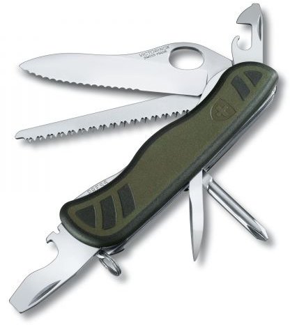 

Victorinox Swiss Soldier's Knife 111мм/10предметов/зеленый-черный нейлон (0.8461.MWCH)