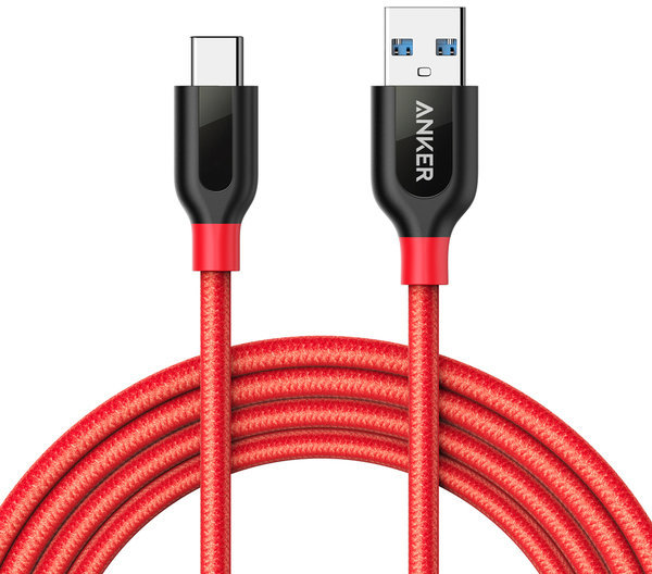 

Anker Cable USB-C to Usb 3.0 Powerline+ V3 90cm Red (A8168H91)