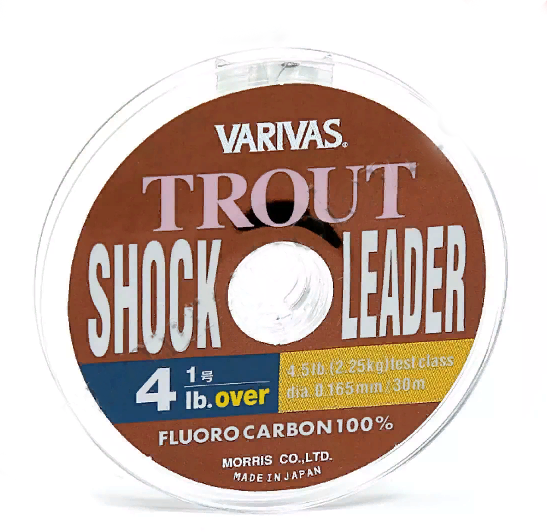 

Флюорокарбон Varivas Trout Shock Leader Ti-F 30m #1.0 4lb 0.165mm