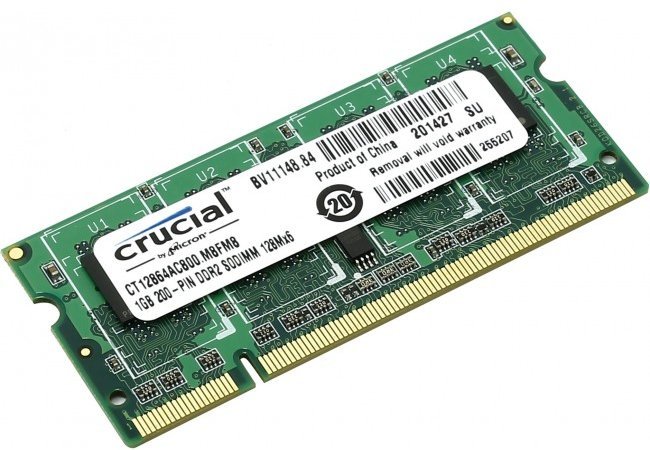 

Micron Crucial DDR3 4Gb 1600MHz SO-DIMM (CT4G3S160BMCEU)