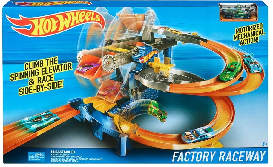 

Автотрек Hot Wheels Гонки на заводе моторизированный (FDF28)