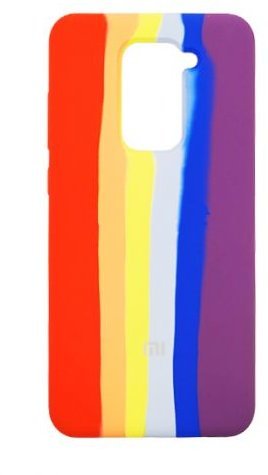 

Mobile Case Silicone Cover Shield Camera Rainbow Red/Purple for Xiaomi Redmi Note 9 / Redmi 10X