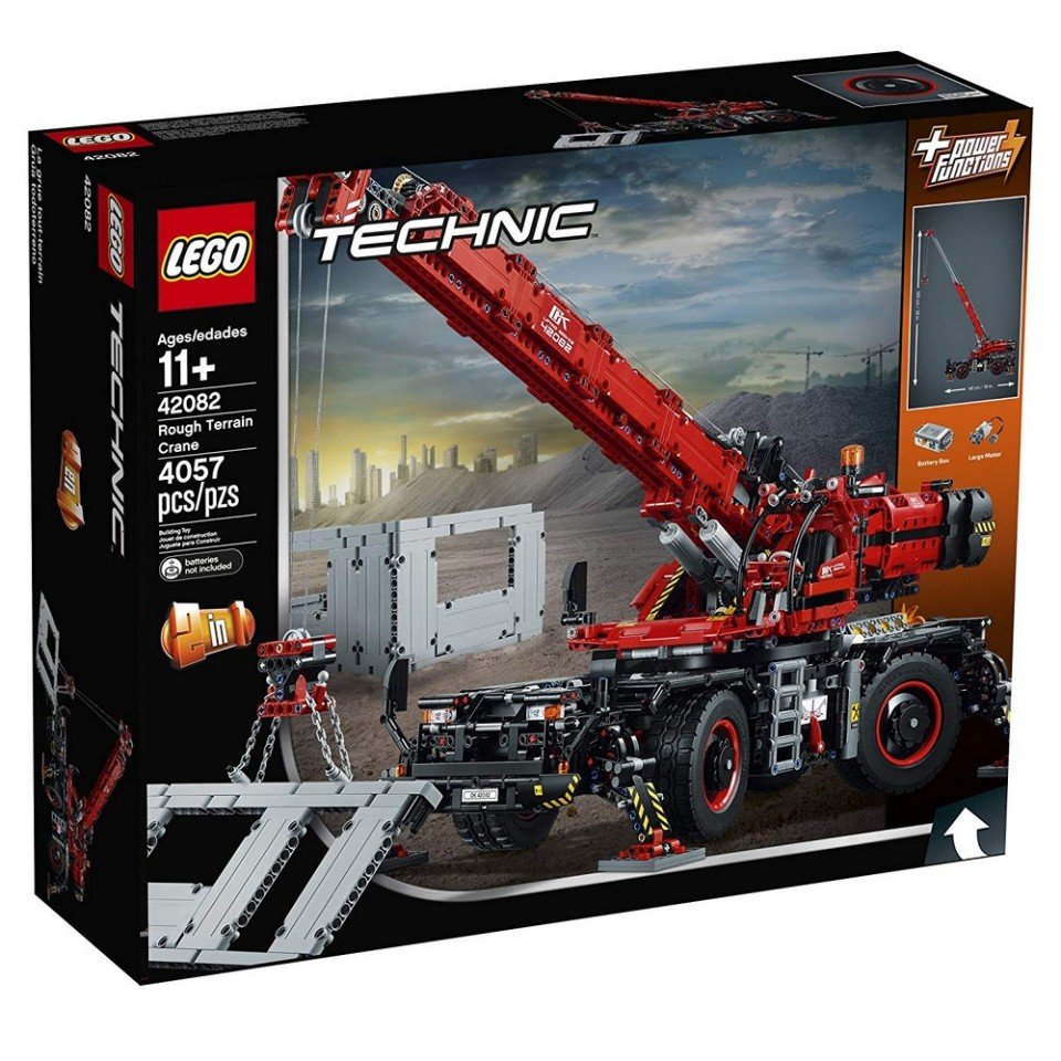 

Конструктор Lego Technic Подъемный кран для пересеченной местности 4057 детали (42082)