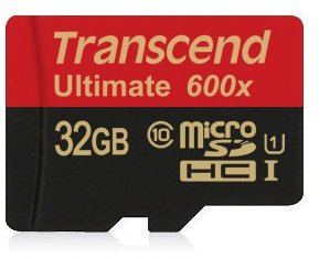 

Transcend 32GB microSDHC Class 10 UHS-I U1 Ultimate 600X + adapter (TS32GUSDHC10U1)