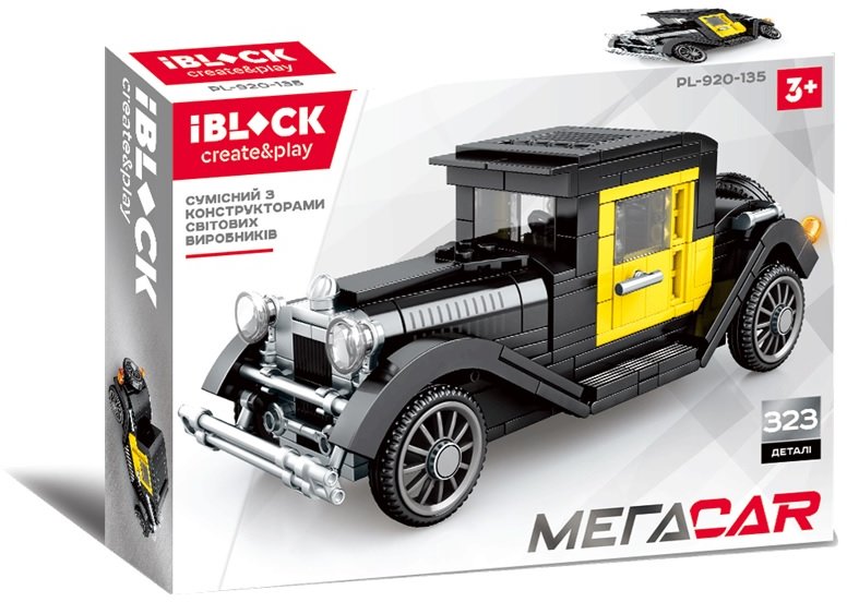 

Конструктор Iblock PL-920-135 323дет., МЕГАCAR