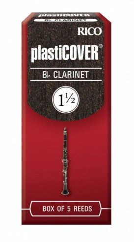 

Трости Rico RRP05BCL150 Plasticover - Bb Clarinet #1.5 - 5 Box
