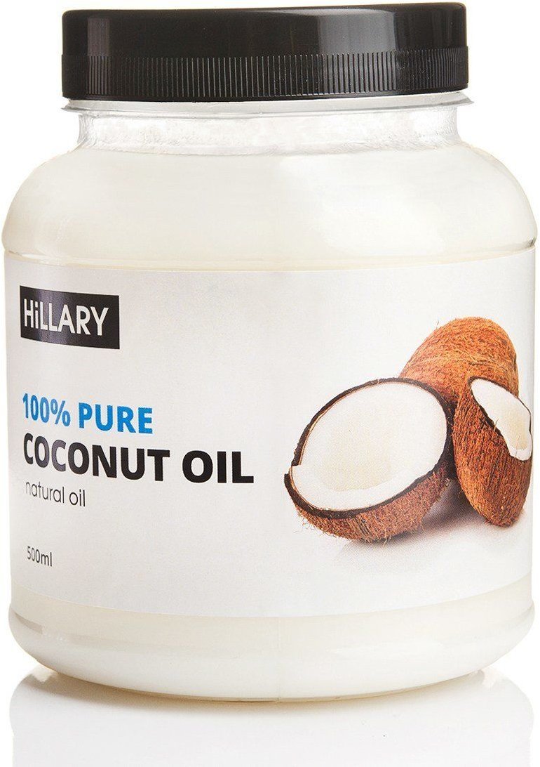 Акція на HiLLARY Premium Quality Coconut Oil 500 ml Рафинированное кокосовое масло від Stylus