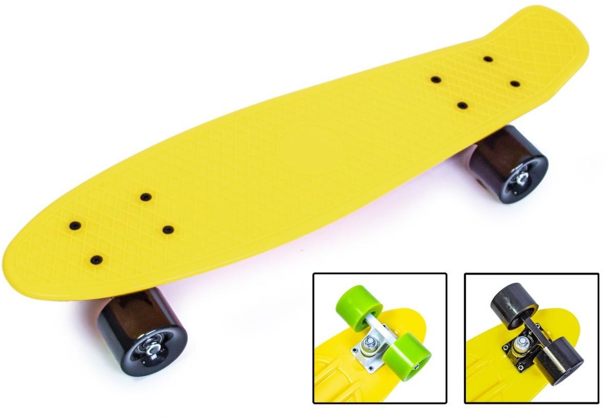 

Penny Board Желтый цвет Матовые колеса