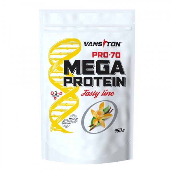 

Vansiton Mega Protein Pro 70 450 g /15 servings/ Vanilla