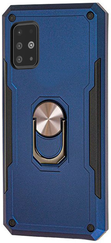 

Mobile Case Shockproof Sg Ring Color Magnetic Holder Navy Blue for Samsung A515 Galaxy A51