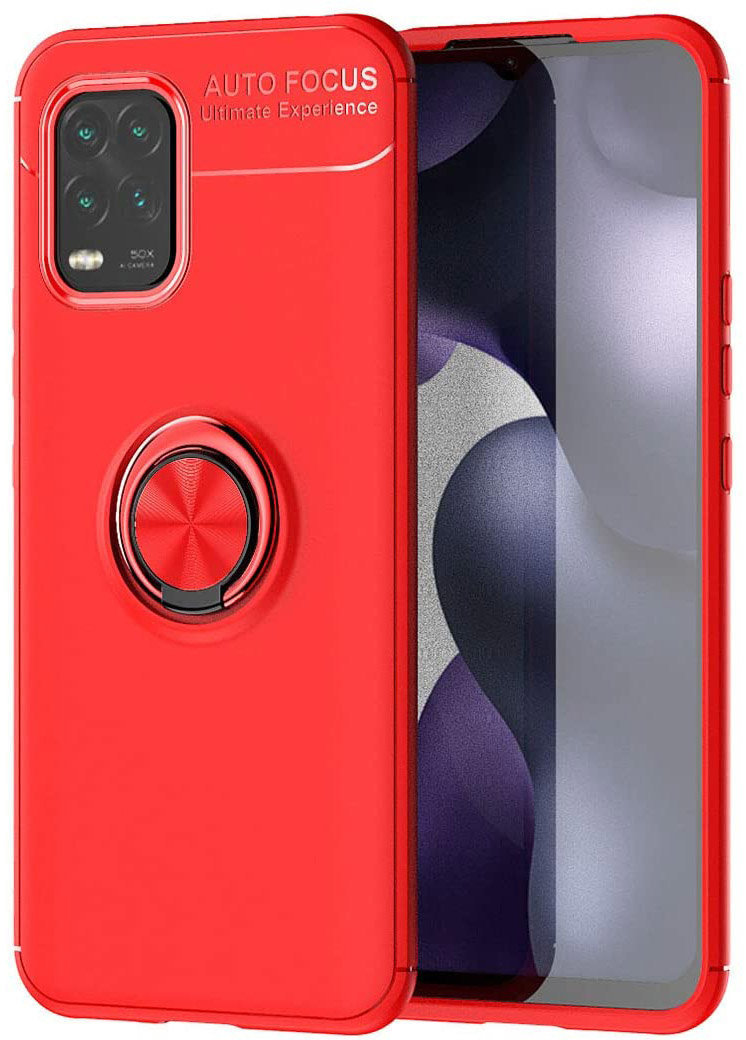 

Tpu Case Tpu Pc Deen ColorRing Magnetic Holder Red for Xiaomi Mi 10 Lite