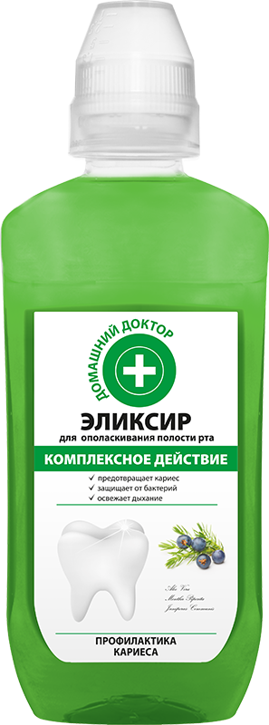 

Домашний Доктор Эликсир для рта комплексное действие 300 ml