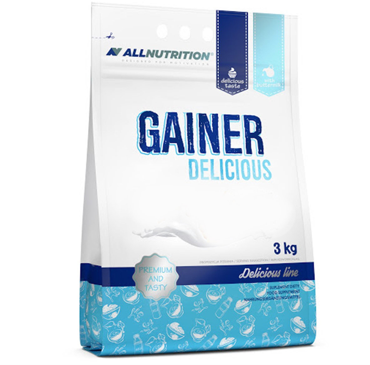 

All Nutrition Gainer Delicious 3000 g /30 servings/ Vanilla