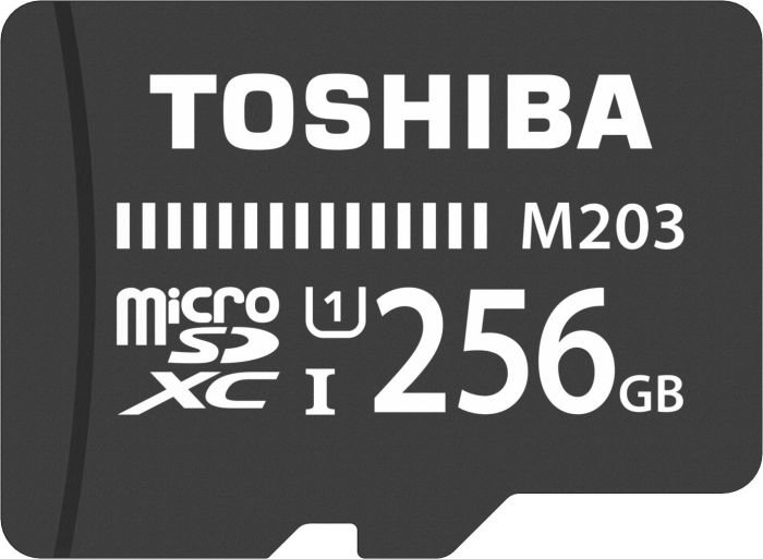 

Toshiba 256GB microSDXC Class 10 UHS-I U1 High Speed M203 + adapter (THN-M203K2560EA)