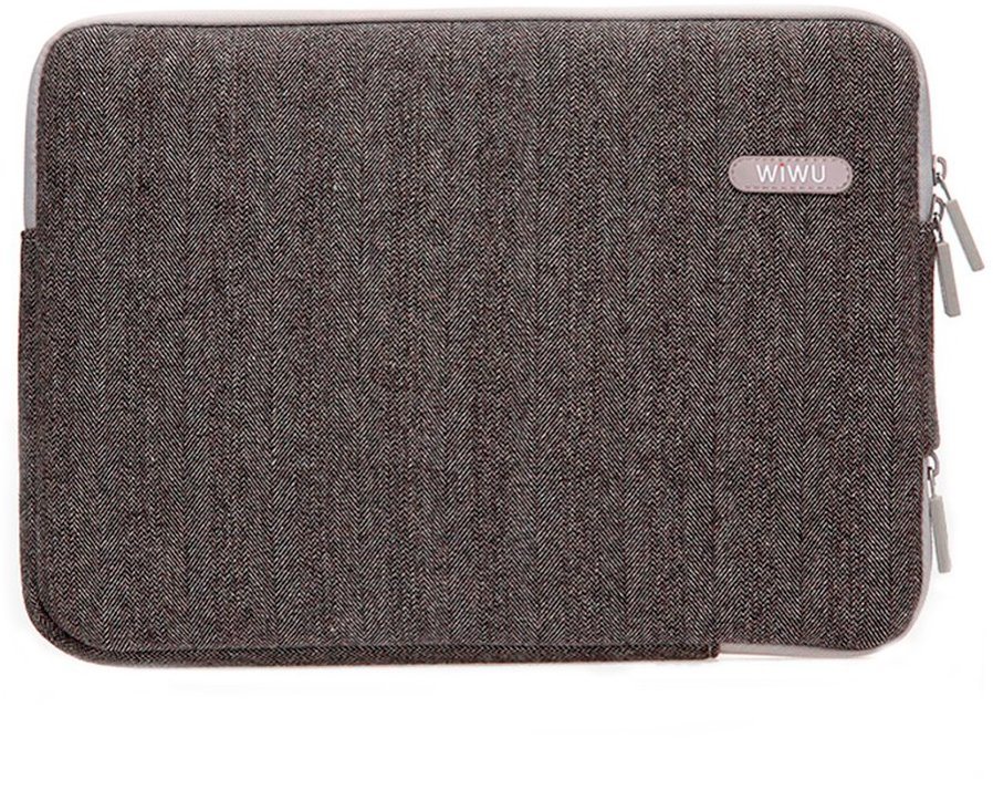 Акція на Wiwu 11.6" London Woolen Classic Sleeve Grey (GM1705MB11.6) від Stylus