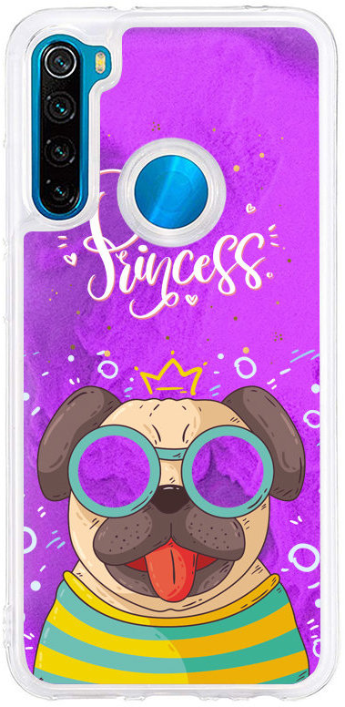 

Mobile Case ForFun Neon Sand Сиреневый Пес В Очках for Xiaomi Redmi Note 8 Pro