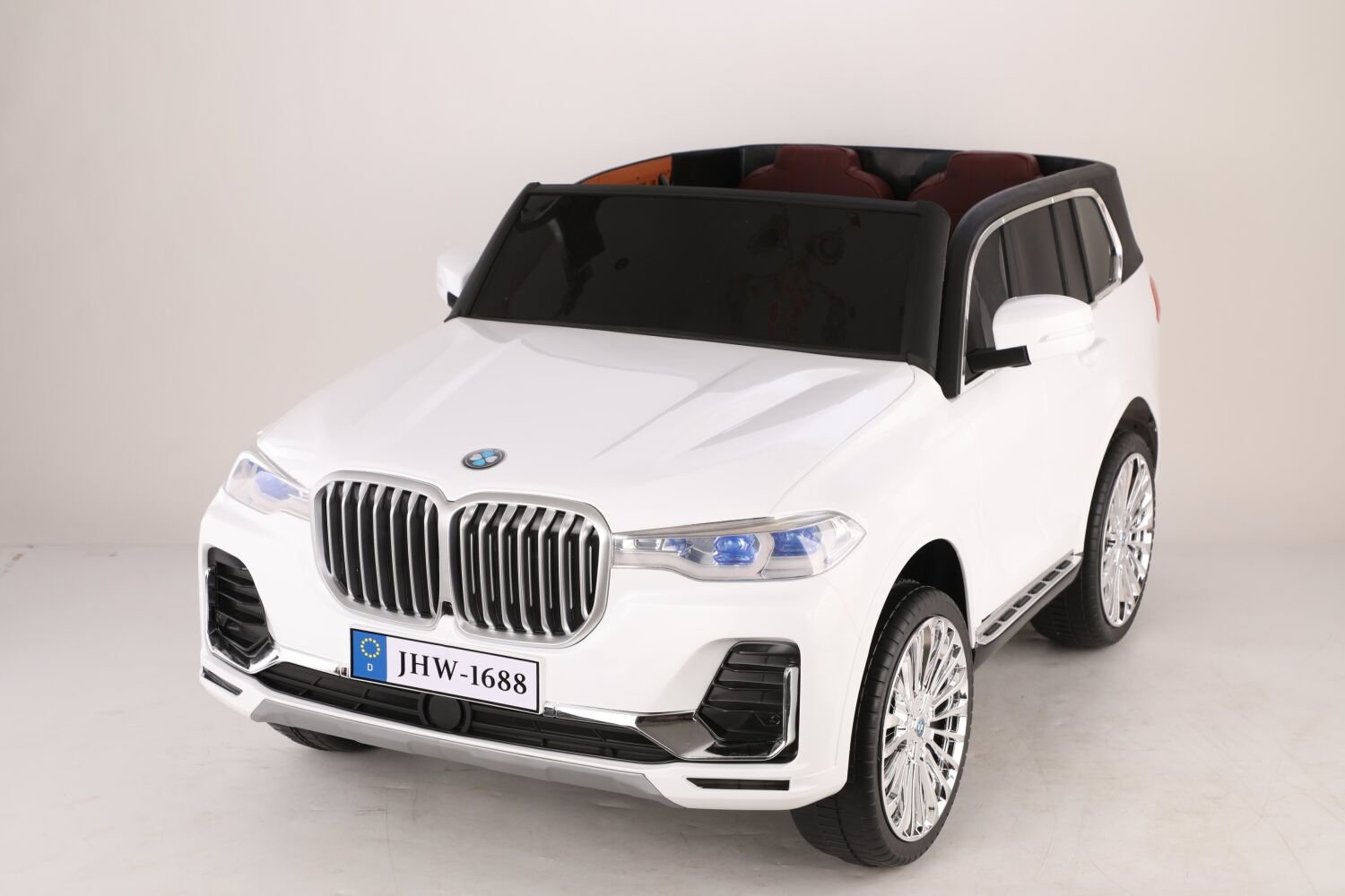 

Электромобиль Kidsauto Двухместный Bmw X7 4Х4 белый (JHW-1688white)