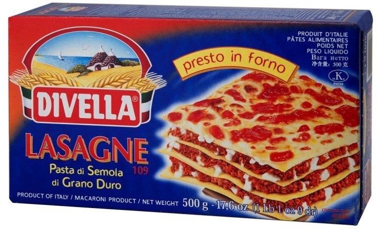 Акція на Лазанья Divella 109 Lasagne di Semola 500 г (DLR12138) від Stylus