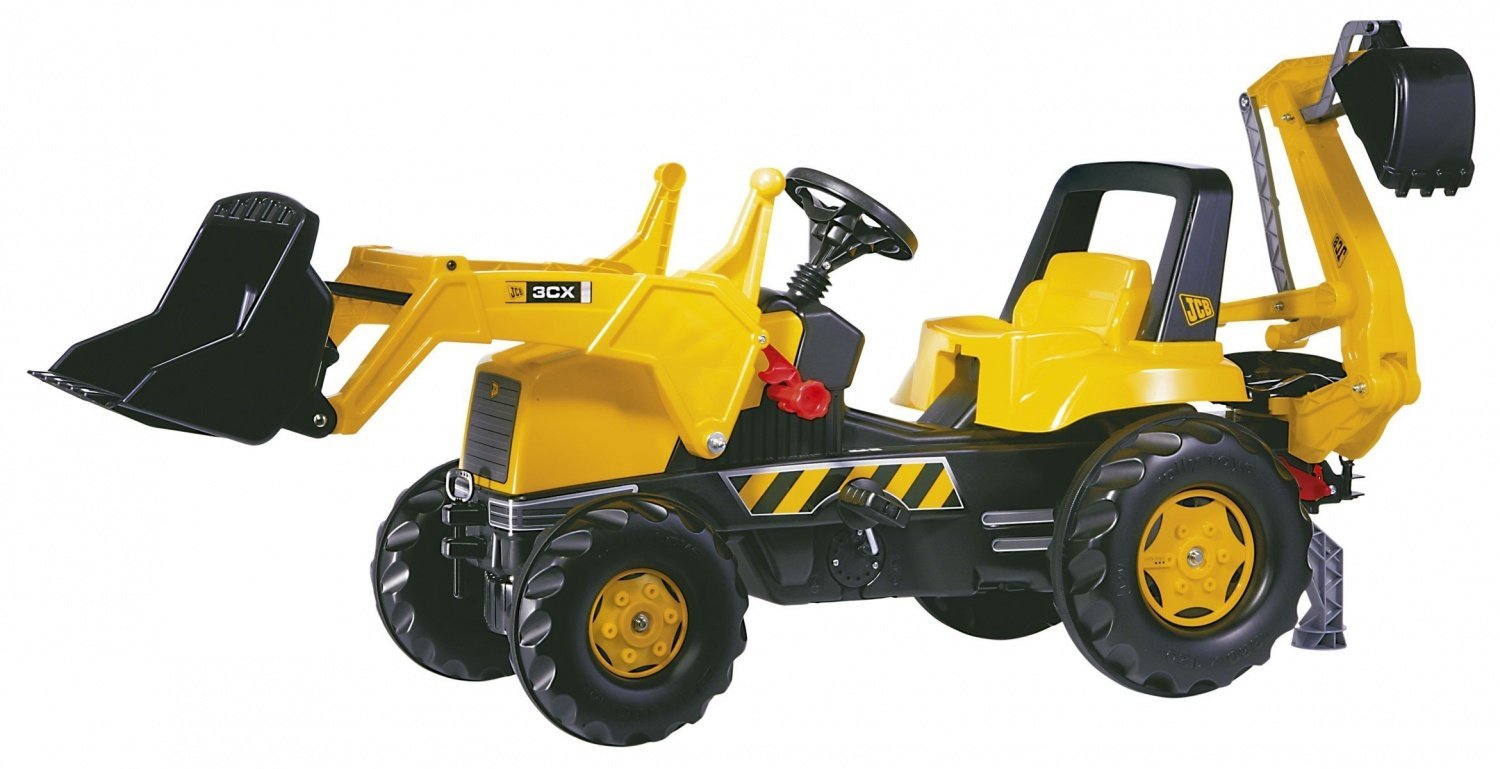 

Экскаватор Rolly Toys rollyJunior Jcb желто-черный (812004)