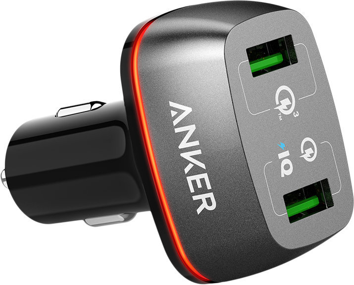 

Anker Usb Car Charger PowerDrive+ 2 with Quick Charge 3.0 V3 Black (A2224H11)