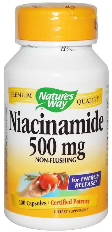 

Nature's Way Niacinamide 500 mg 100 Caps Витамин В3