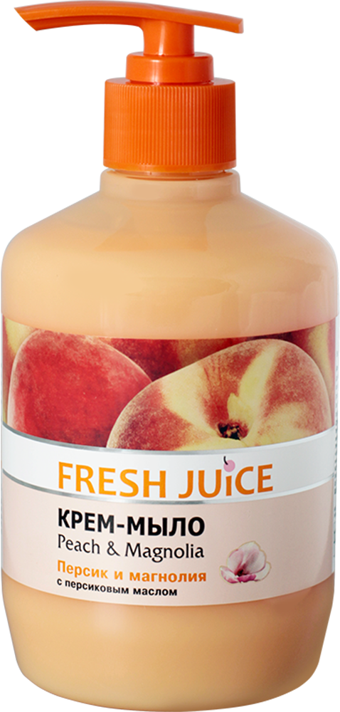 

Fresh Juice Peach & Magnolia Крем-мыло Персик и магнолия с персиковым маслом 460 ml