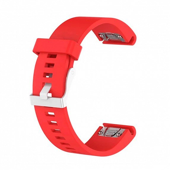 

Fashion Smooth Silicone Band Red for Garmin QuickFit 20