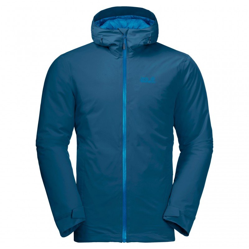 

Куртка Jack Wolfskin Argon Storm Jacket 1111722-1350 54 синяя зимняя с капюшоном