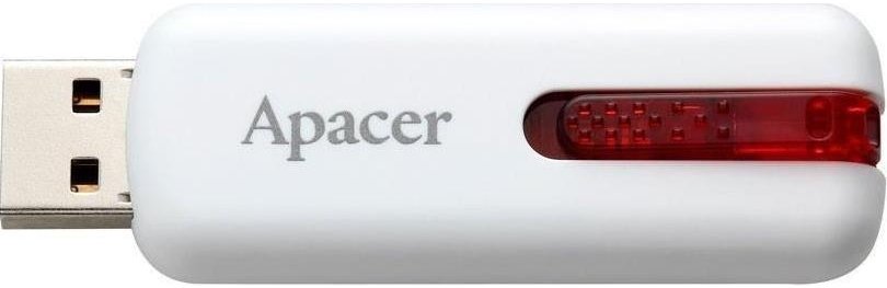 

Apacer AH326 64GB Usb 2.0 White (AP64GAH326W-1)