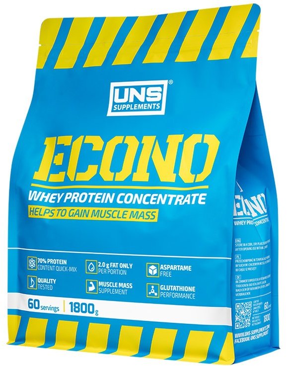 

Uns Econo Instant Whey Protein 1800 g /60 servings/ Snickers