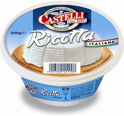 

Сыр Ricotta (Castelli), 250г (DL12728)