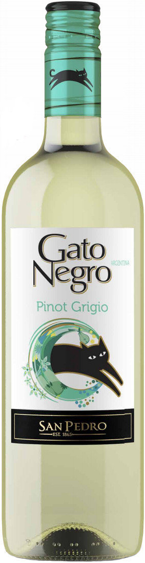 

Вино Pinot Grigio Gato Negro белое сухое San Pedro 0.75л (PRA7798141874965)