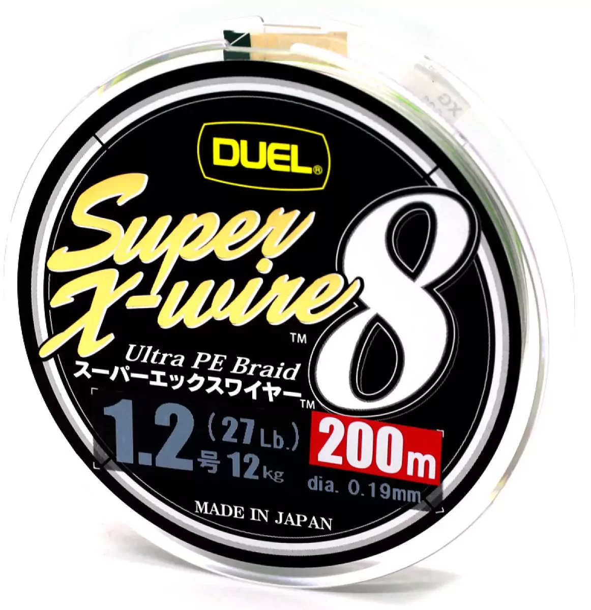 

Duel Super X-Wire 8 200m 0.19mm 12.0kg 5Color #1.2