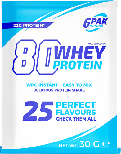 

6PAK Nutrition 80 Whey Protein 908 g /1 serving/ Chocolate