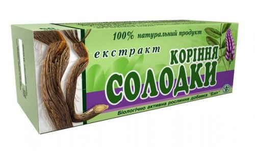 

Элит-Фарм Экстракт корня Солодки 0,25 г № 80