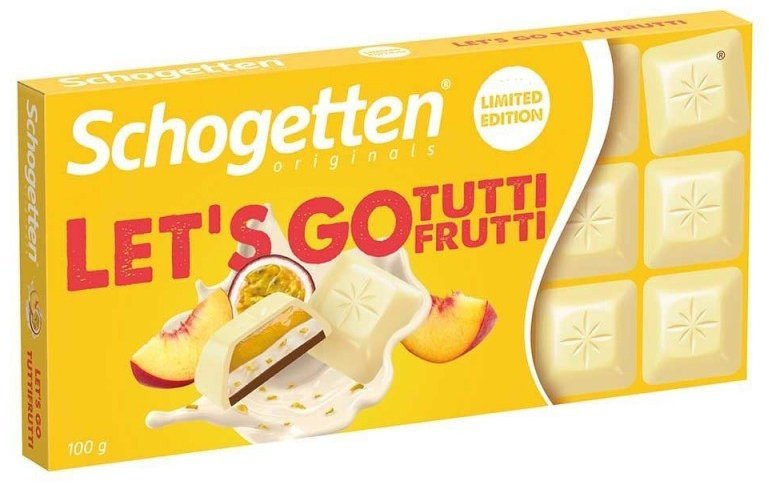 

Шоколад Schogetten Lets Go Tutti Frutti,100 г (WT3529)