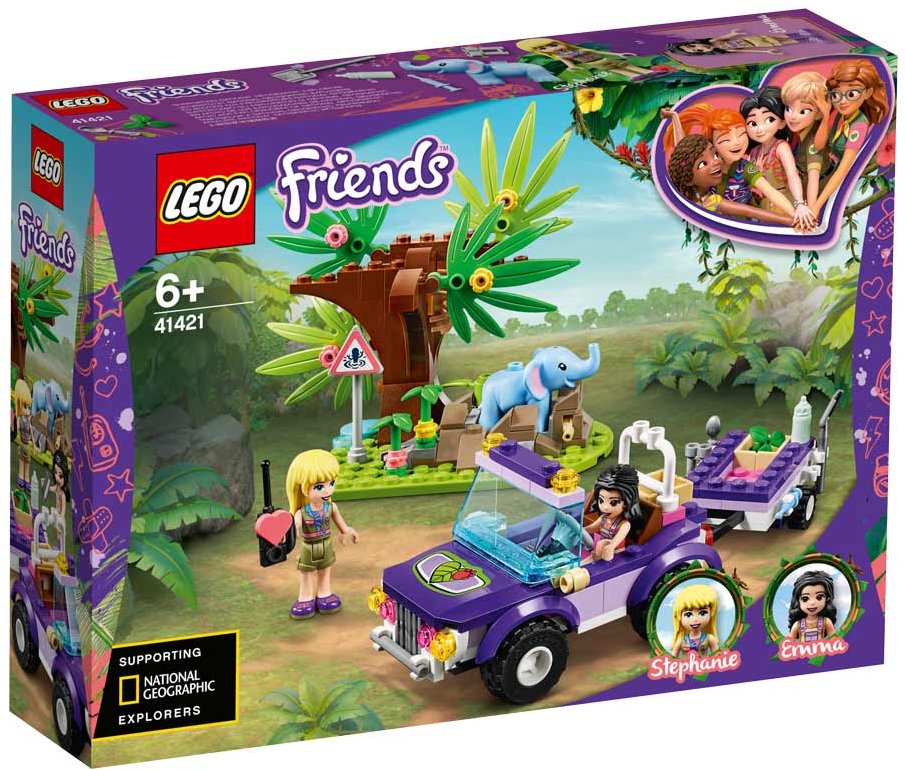 

Конструктор Lego Friends Джунгли: спасение слонёнка (41421)