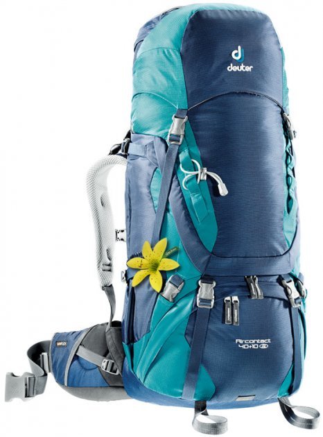 

Рюкзак Deuter Aircontact Sl 40 + 10 л midnight-petrol (33200163351)