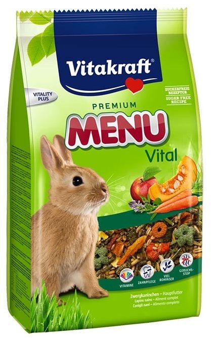 

Корм для кроликов Vitakraft Menu Vital 5 кг (4008239256652)