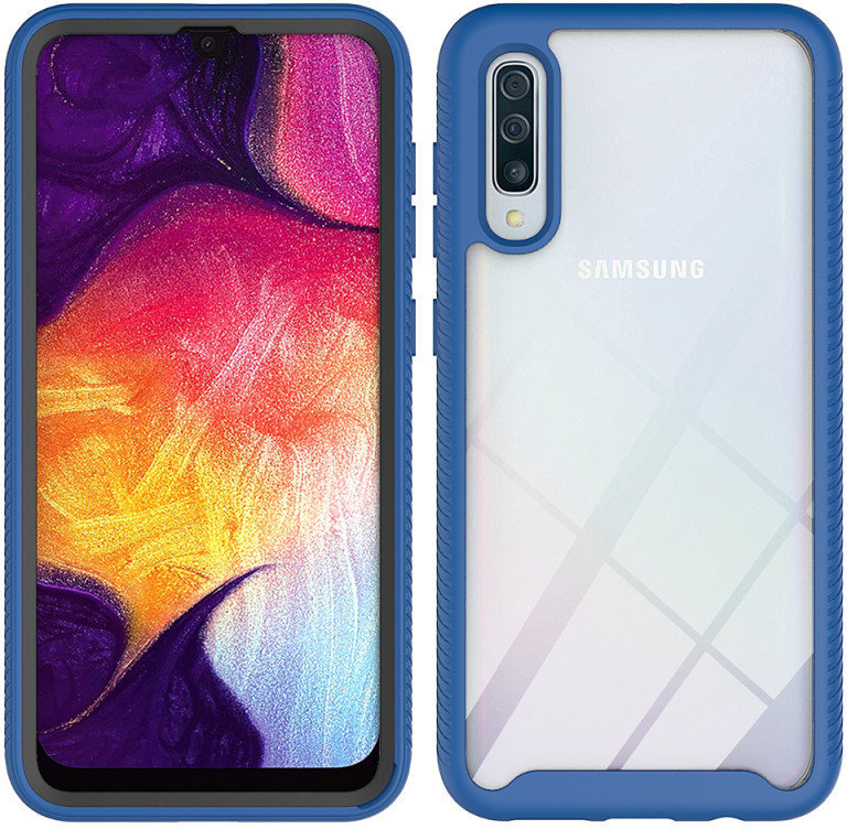 

Mobile Case Shockproof Full-Body Bumper Blue for Samsung Galaxy A30s/A50/A50s