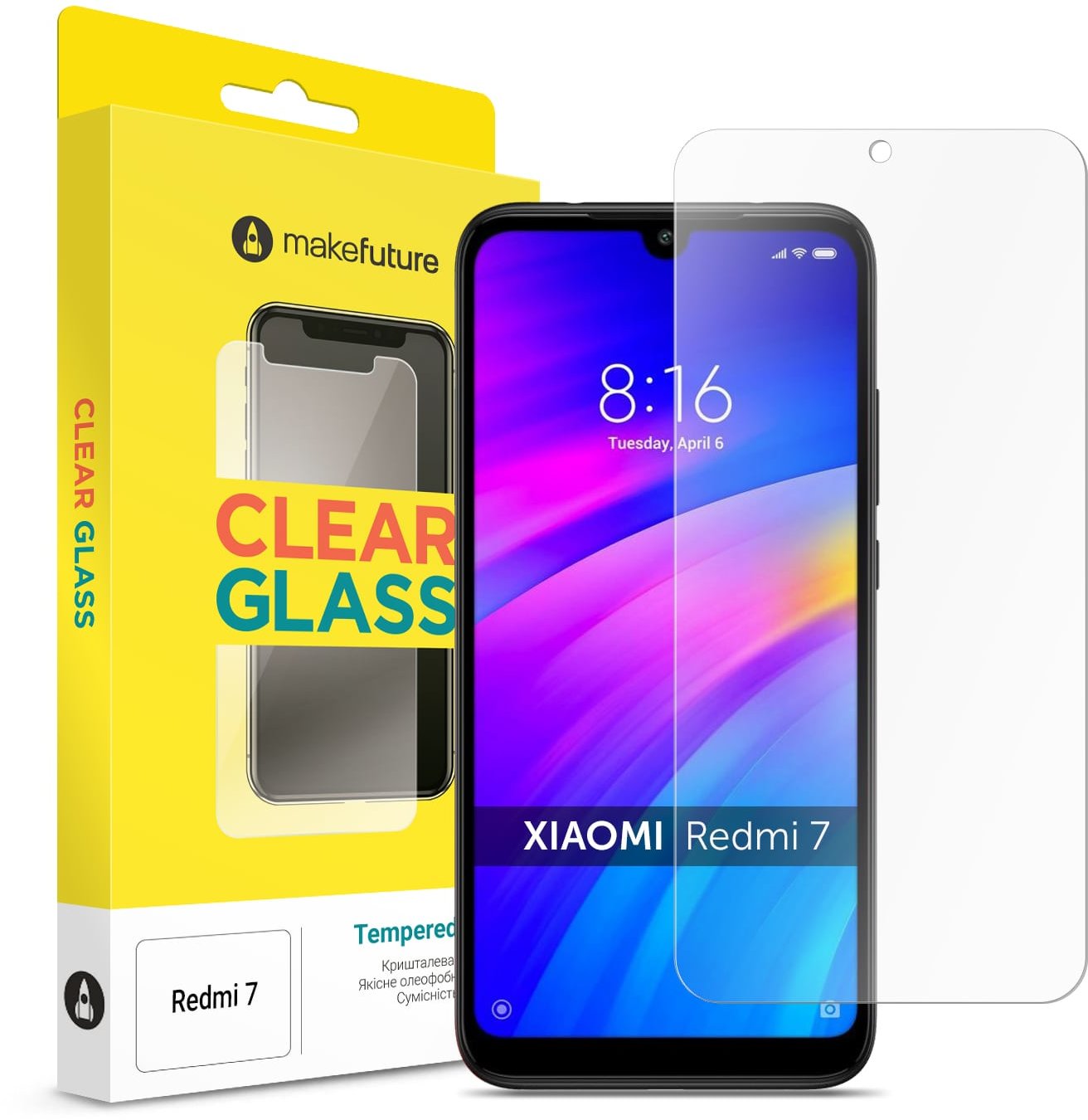 

MakeFuture Tempered Glass (MGC-XR7) for Xiaomi Redmi 7