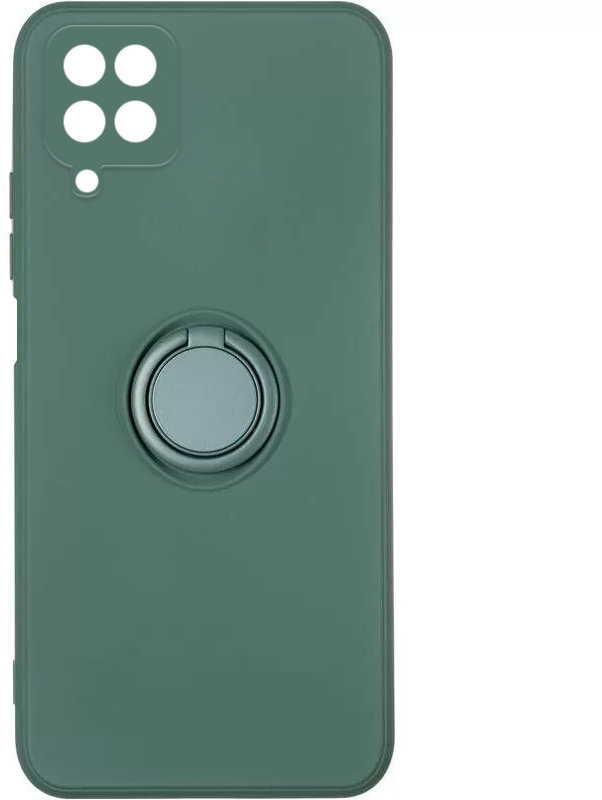 

Tpu Case Candy Ring Full Camera Pine Green for Samsung A125 Galaxy A12