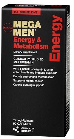 

Gnc Mega Men Energy and Metabolism 90 caps